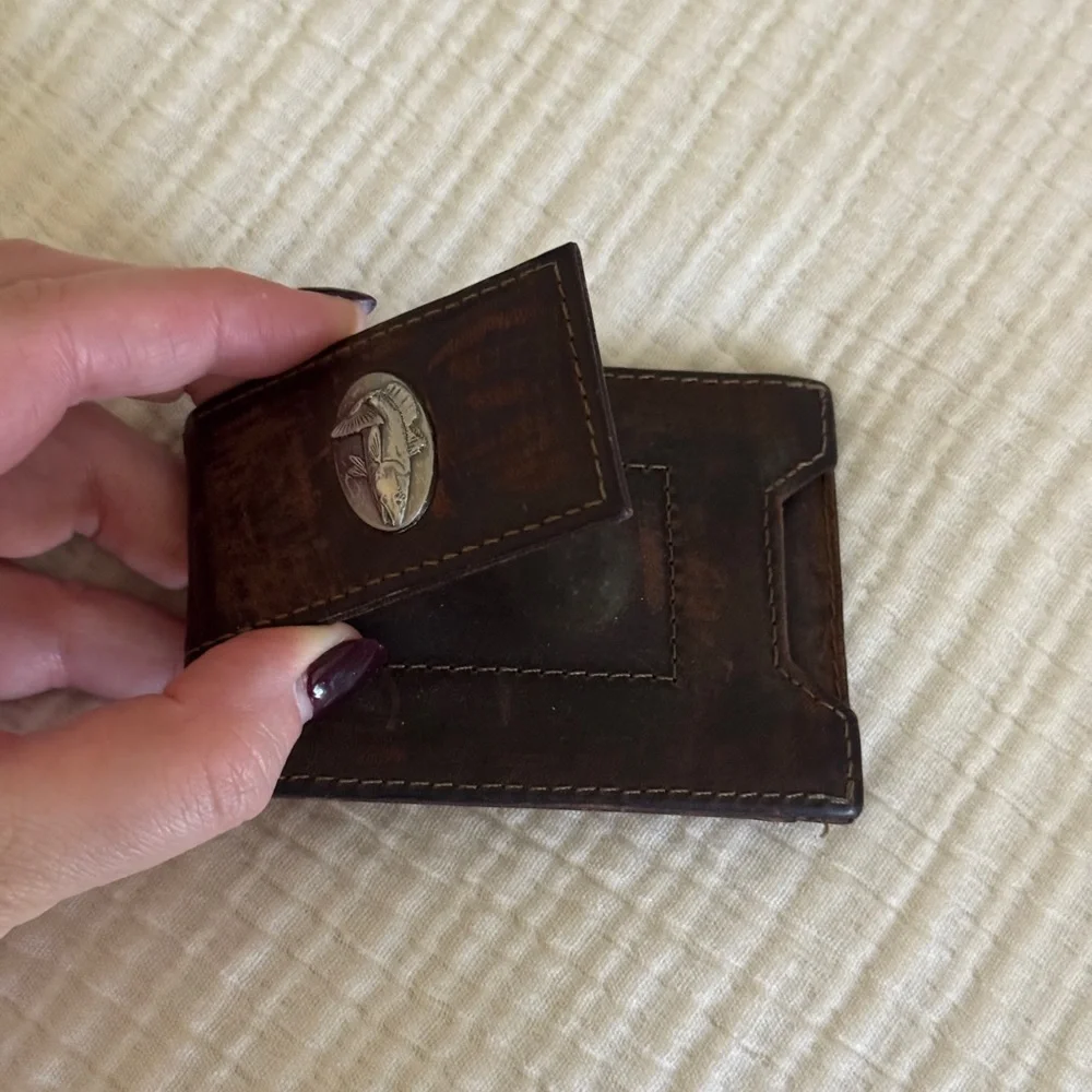 Zep-Pro Bass Leather MoneyClip